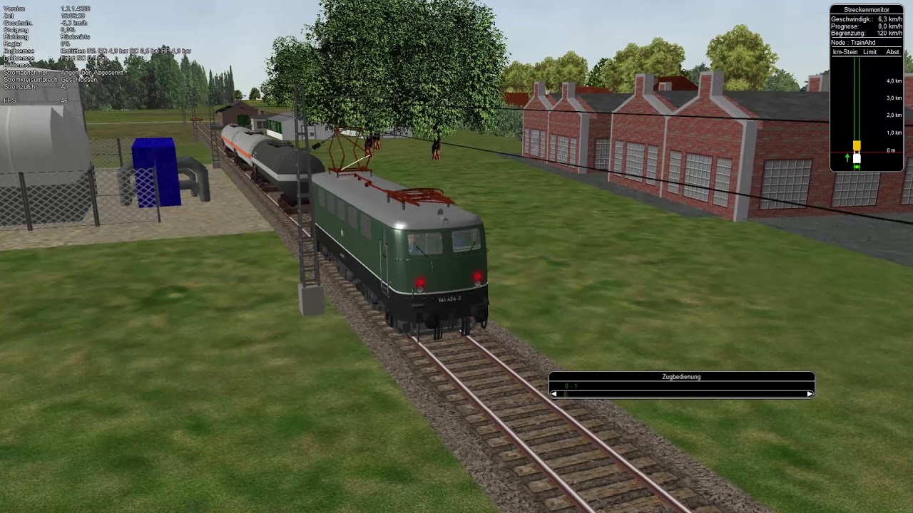 Microsoft Train Simulator Gameplay HD  -  GR  -  Rollbahn  -  Kleinarbeit 1/3