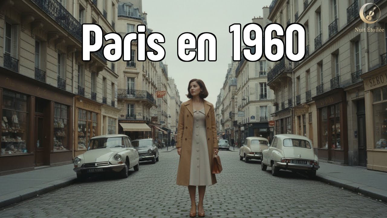 Paris en 1960 &ndash; Une rue parisienne tranquille