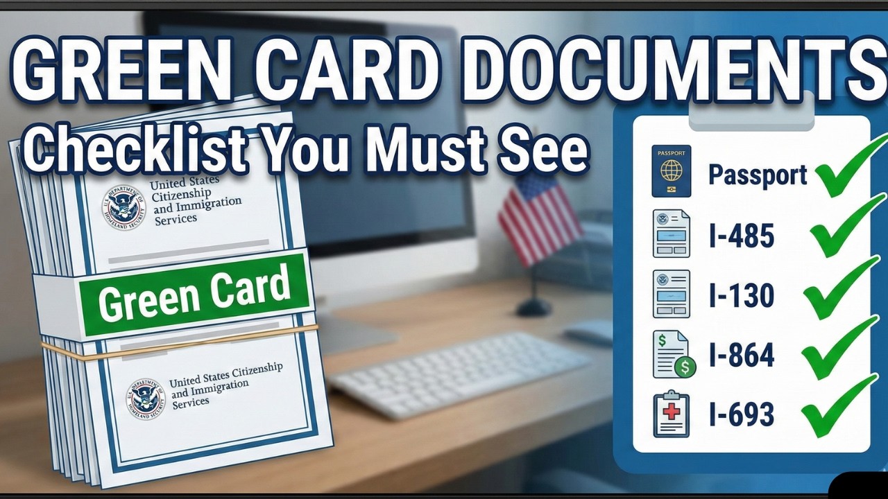 Green Card Application Full Checklist: What You Must Include (Avoid Delays!)#uscis #immigration