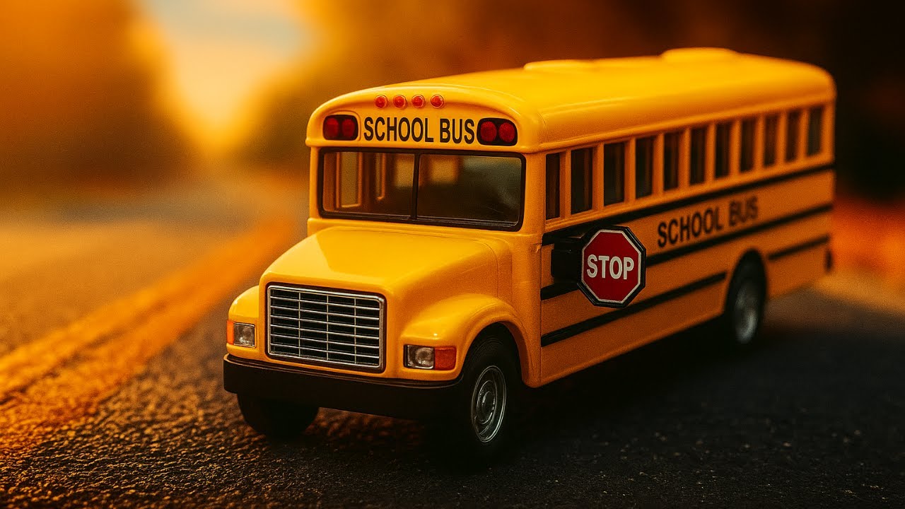 School Bus ASMR for Toy Lovers | Perfect Taps & Rolling Relaxation