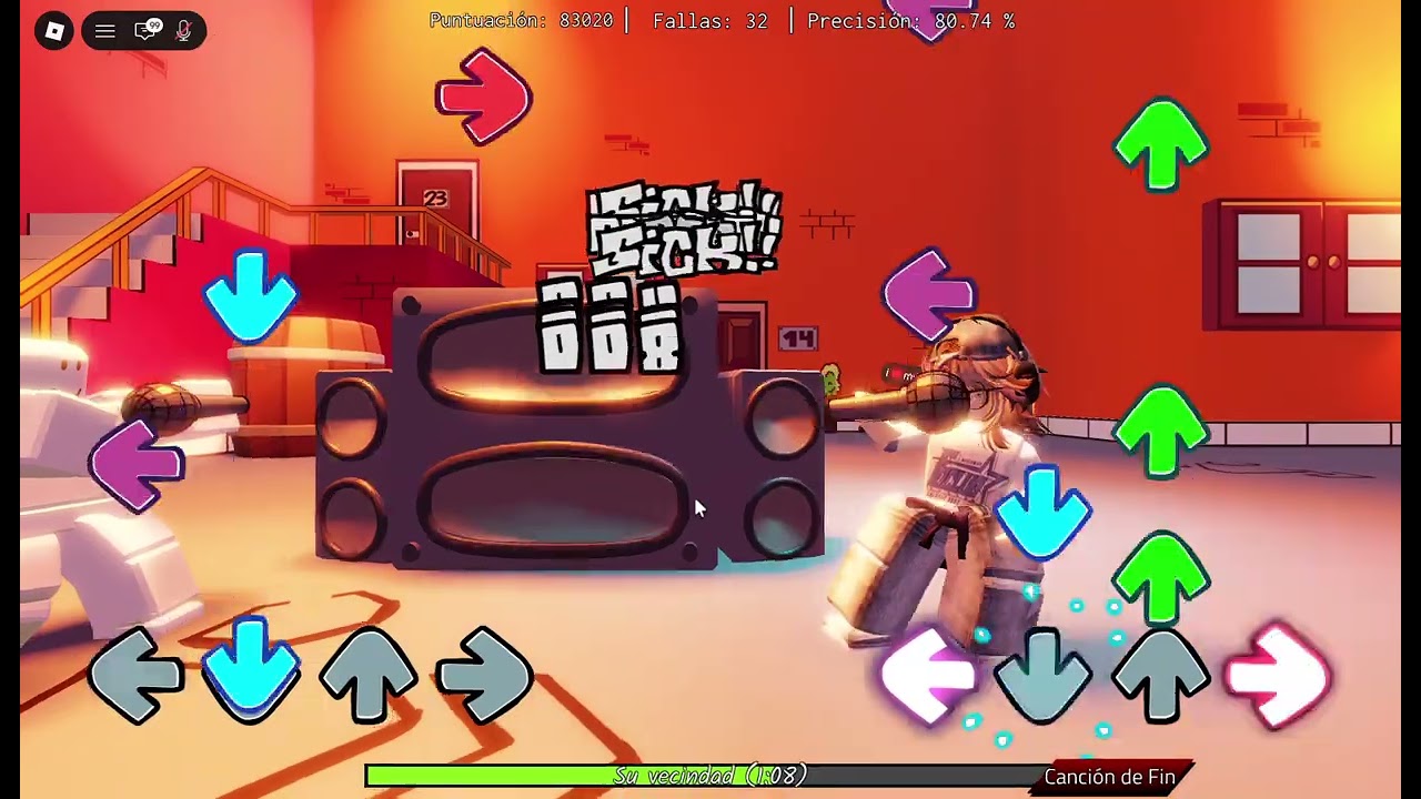 Tremenda noob que soy 😭 (fnf en roblox)