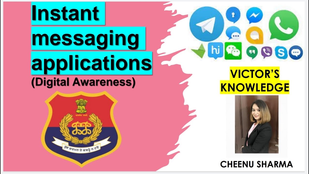 Instant messaging applications- SUB INSPECTOR EXAM 2021 : PPSC,SSSB (Cheenu Sharma)