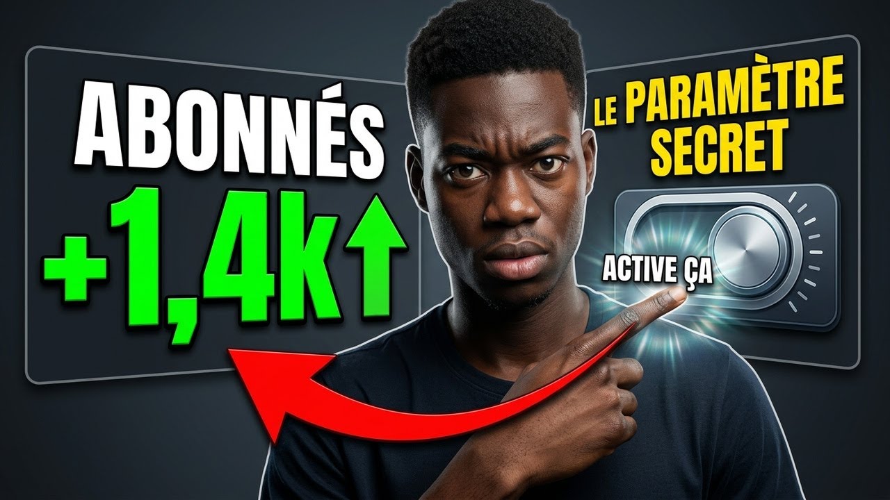 Comment j'ai gagn&eacute; je gagne des abonn&eacute;s en cliquant ce param&egrave;tre YouTube.