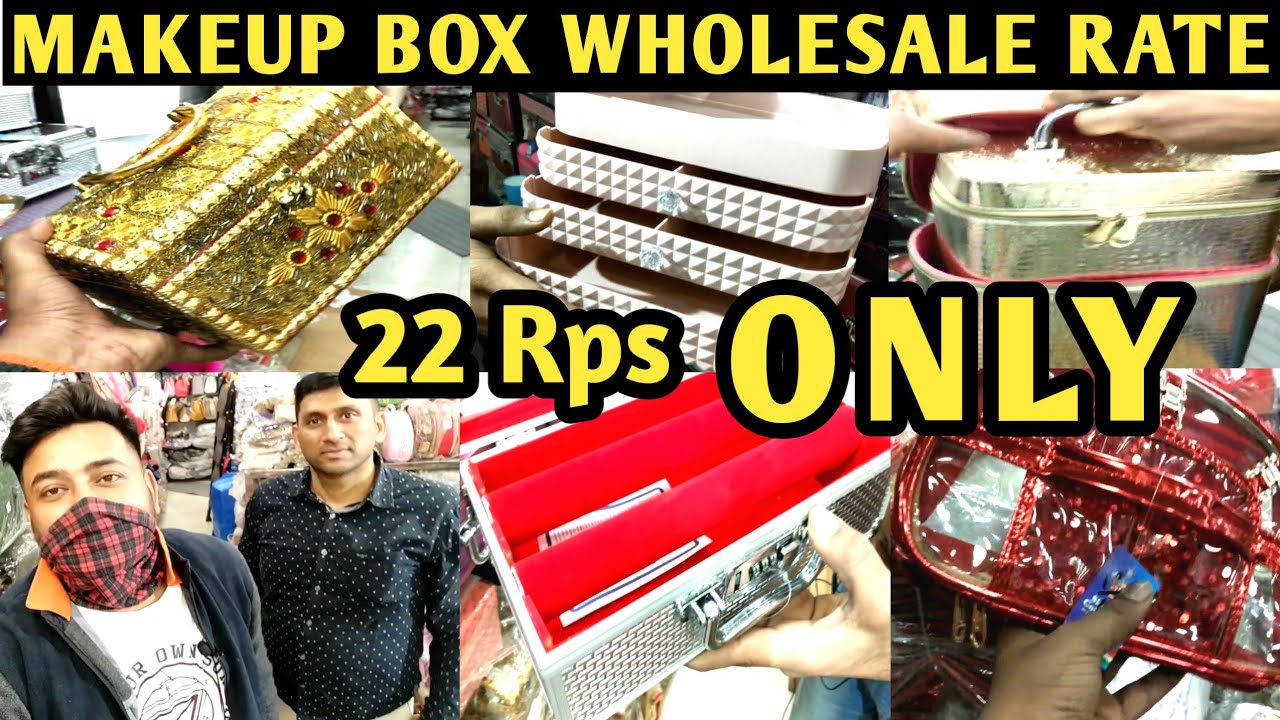 Makeup Box Wholesale Market in Delhi | wholesale Vanity Bags | Ladies Bags