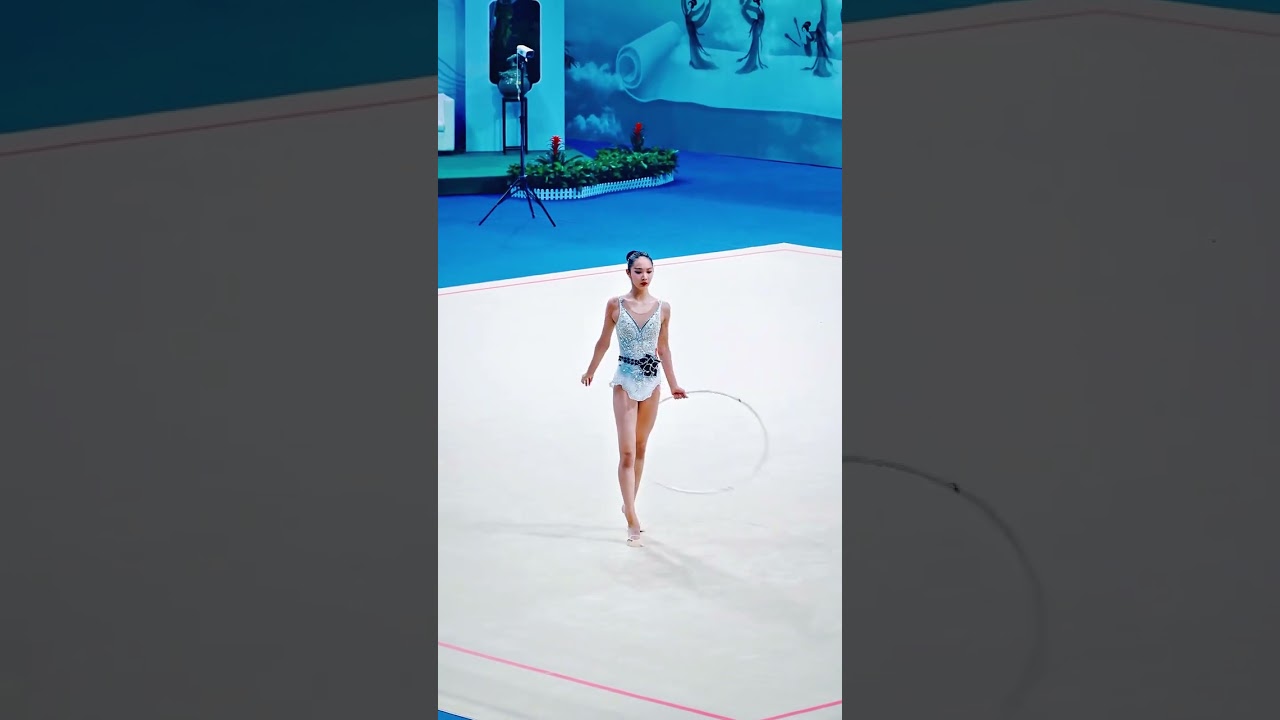 100 hours of effort Li Maotong ballet rhythmic gymnastics circle so beautiful that it