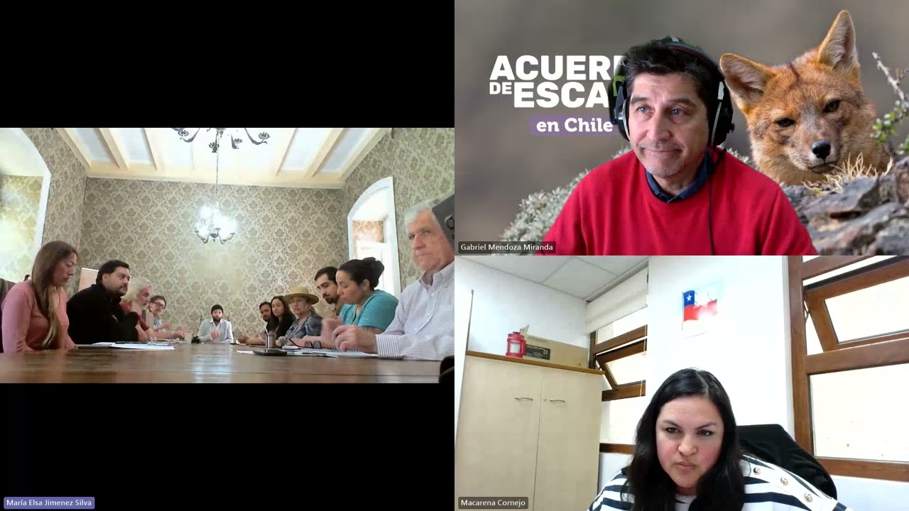 Sesión de constitución Gobernanza Regional de Escazú, Región de O'Higgins