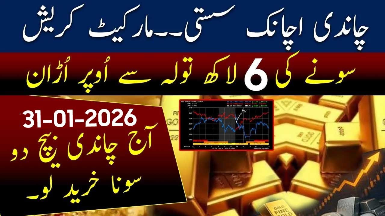 Gold rate in Pakistan | Silver rate Prediction Today 31 January 2026 | Silver Rate & Analysis