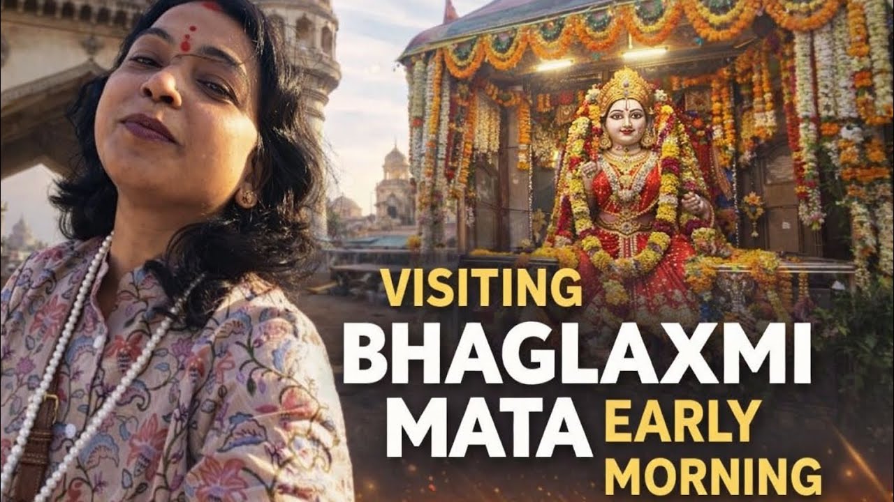 1.	🌅 Early Morning Darshan at Bhagyalakshmi Mata | Charminar Vlog