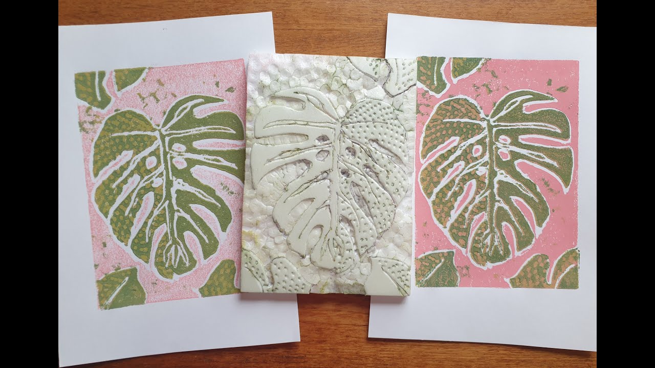 Relief printing with poly block