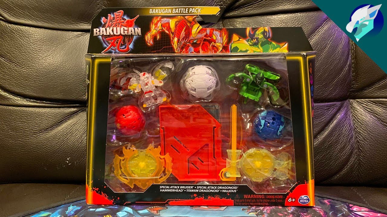 Special Attack Diamond Dragonoid & Green Bruiser Bakugan Battle Pack Unboxing & Review