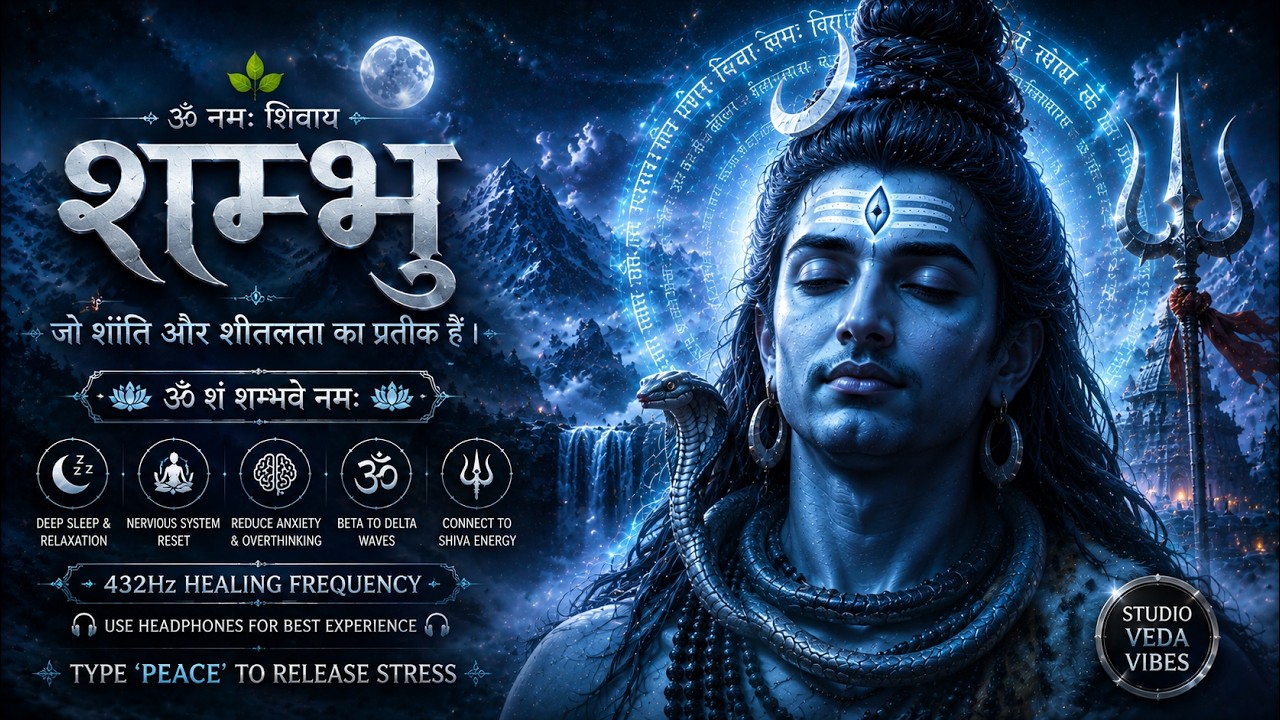 😴 1 Min to Stop Overthinking: Mahadev’s Deep Sleep Mantra 🌙 #Mahadev