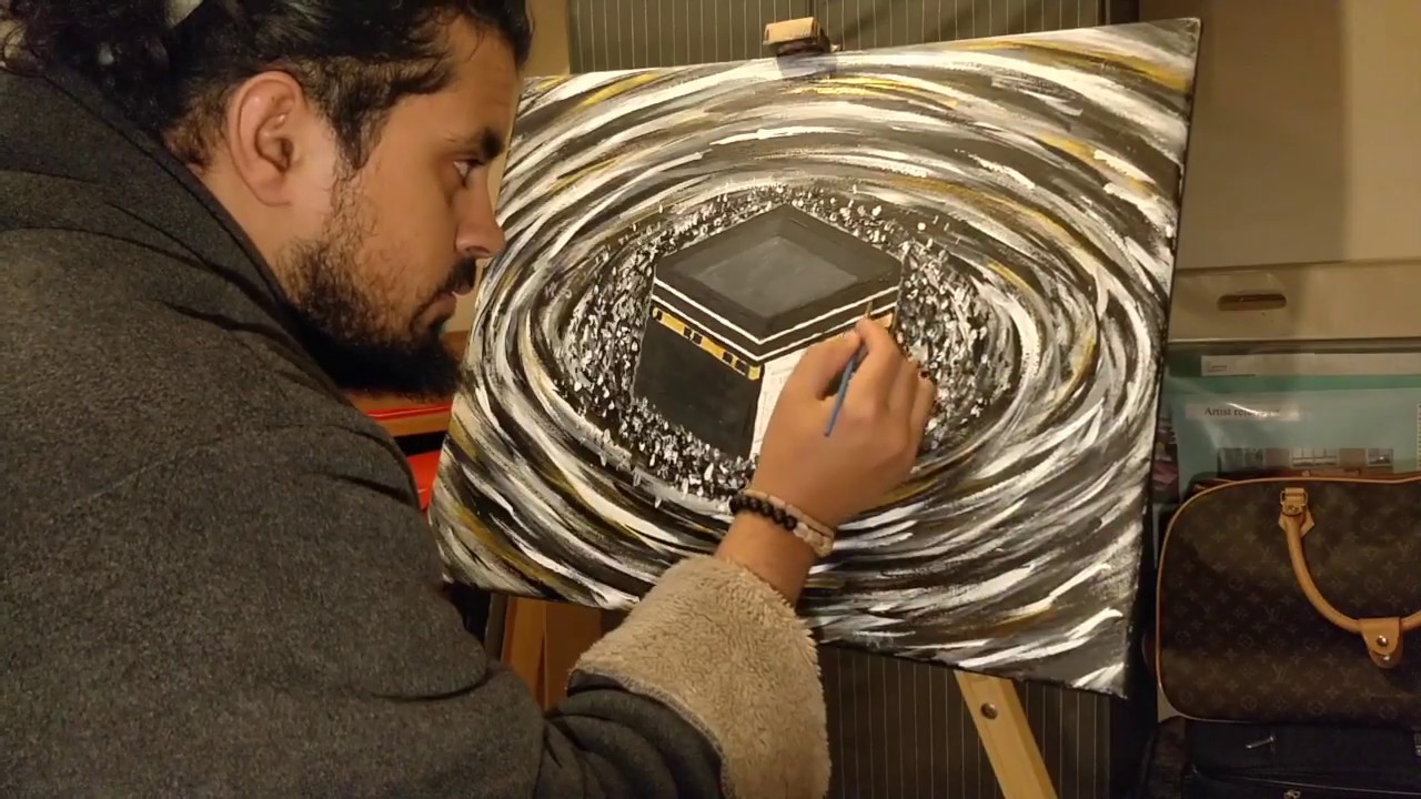 Circumambulation of the Sacred - Acrylic Art piece (2018)