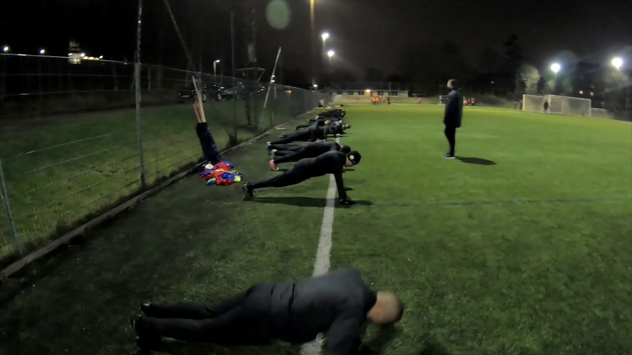 Fysträning med Hisingsbacka FC. Division 3, Göteborg