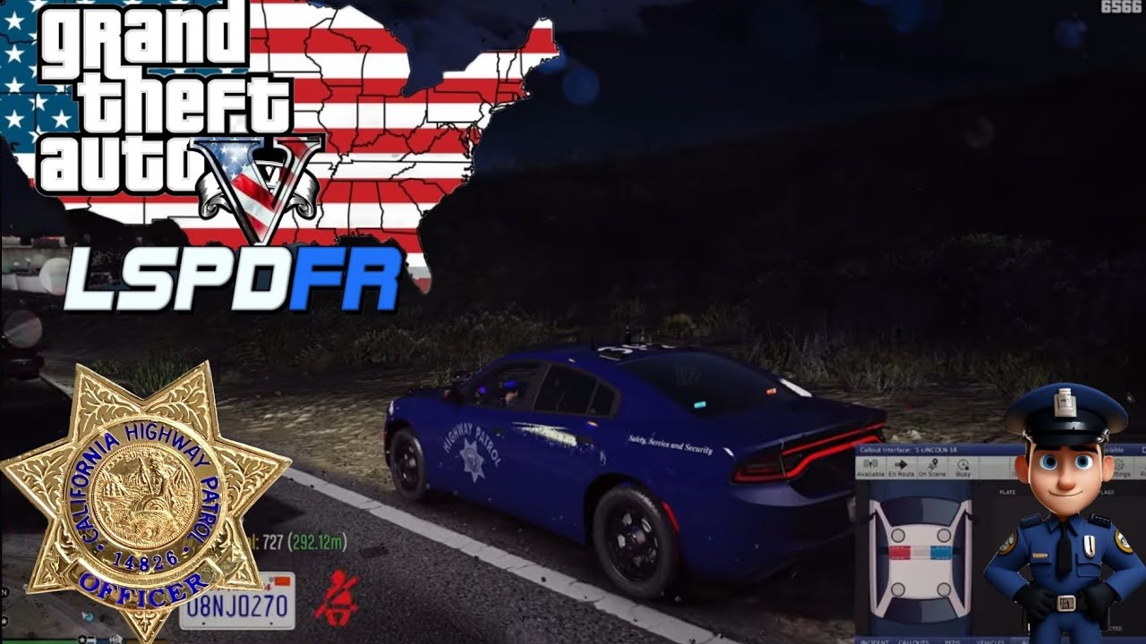 [NO COMMENTARY] LSPDFR - NIGHT CHP PATROL, PURSUITS AND SHOUTOUTS 