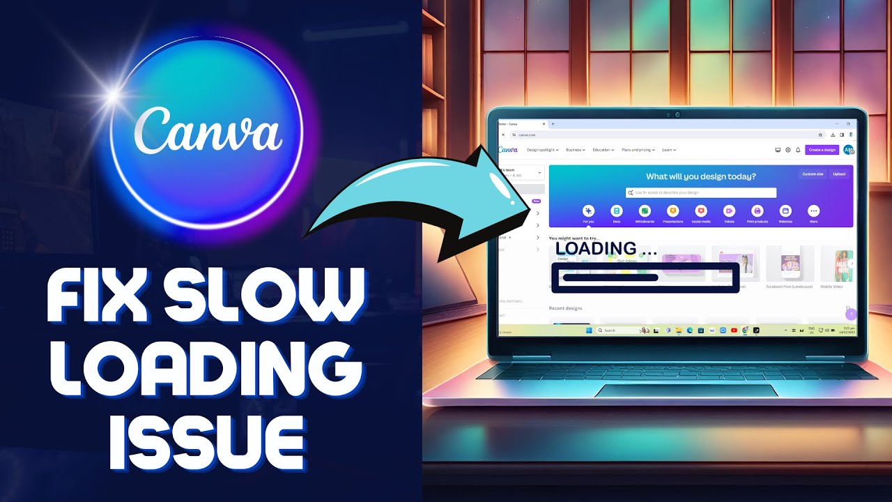 How to Fix Canva SLOW Loading Issue in 2024 (Easy Method)