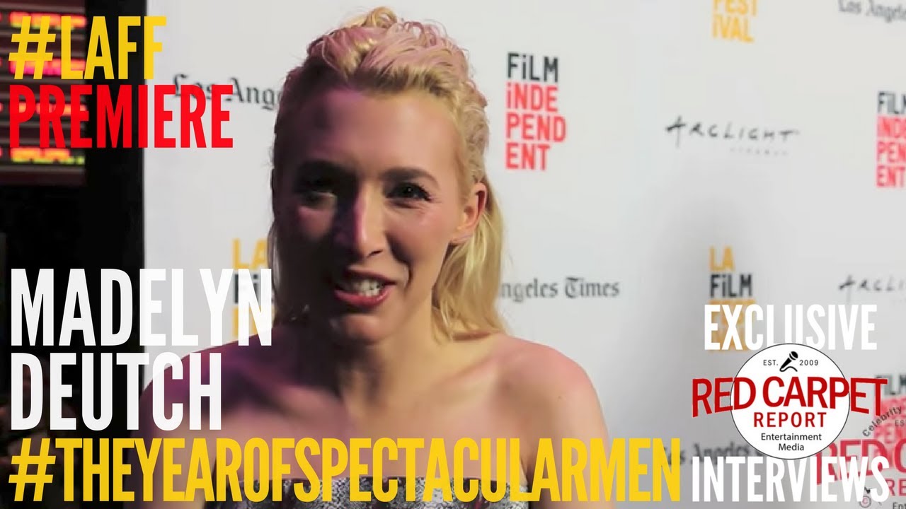Madelyn Deutch interviewed at The Year of Spectacular Men Premiere at #LAFF