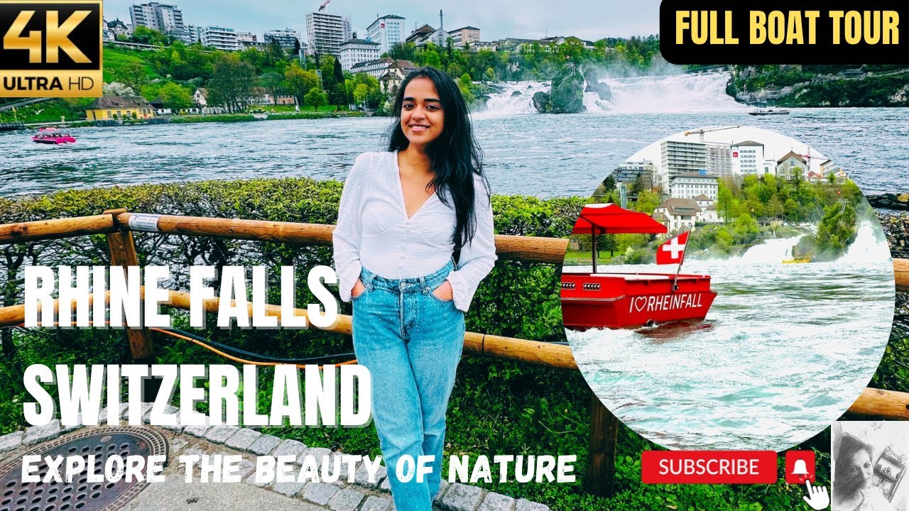 RHINE FALLS, SWITZERLAND | BOAT TOUR AT RHEINFALL | EUROPE LARGEST WATERFALL |@Traveling Artasty