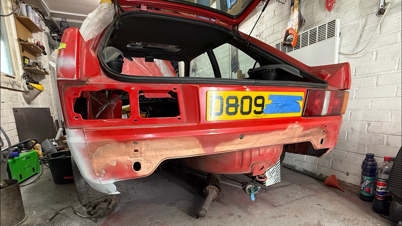 Ford Escort RS Turbo rear valance  repair #41