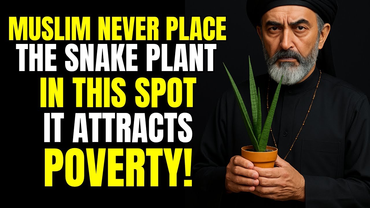 CAREFUL! Don't Put The Snake Plant Here, It Attracts Poverty! | ISLAM