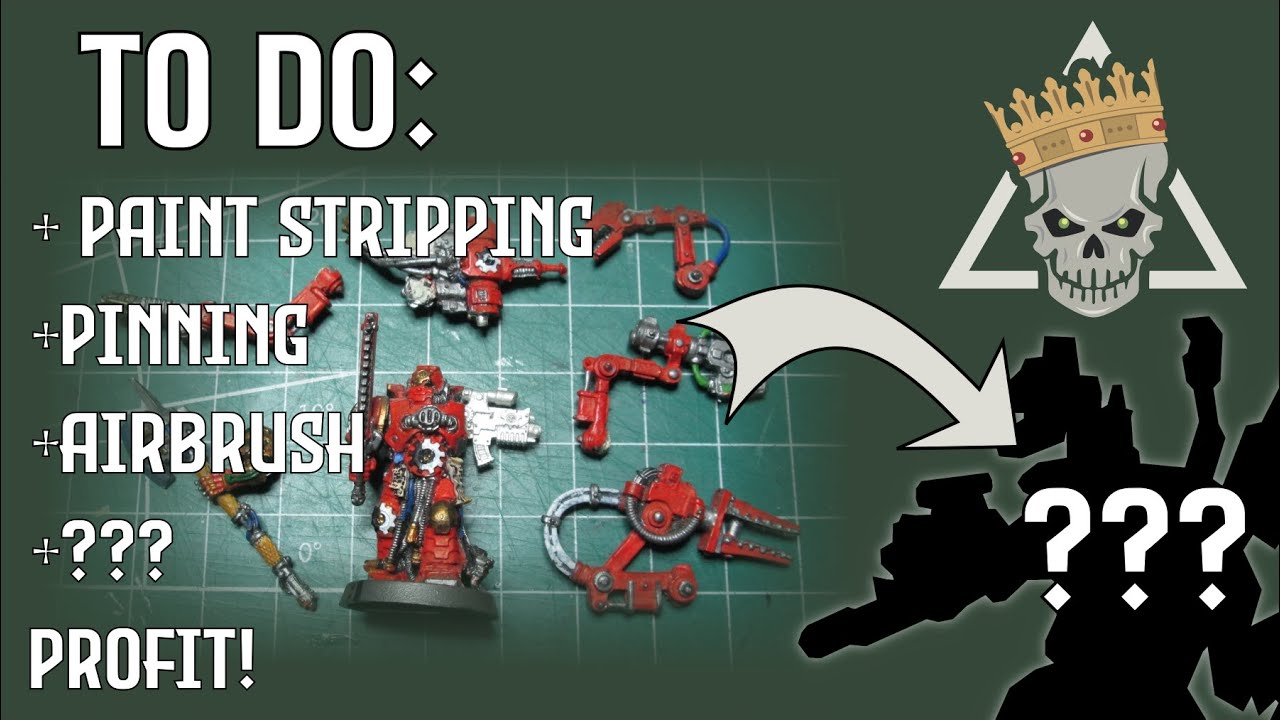 Miniature Rescue: Fixing an old, broken Space Marine for Warhammer 40k