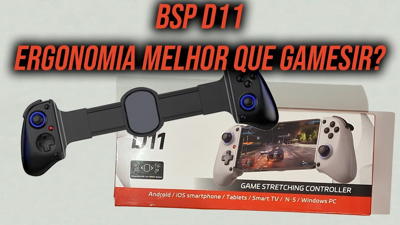 Testando o BSP D11 - Unboxing + Gameplay | Controle BARATO DEMAIS