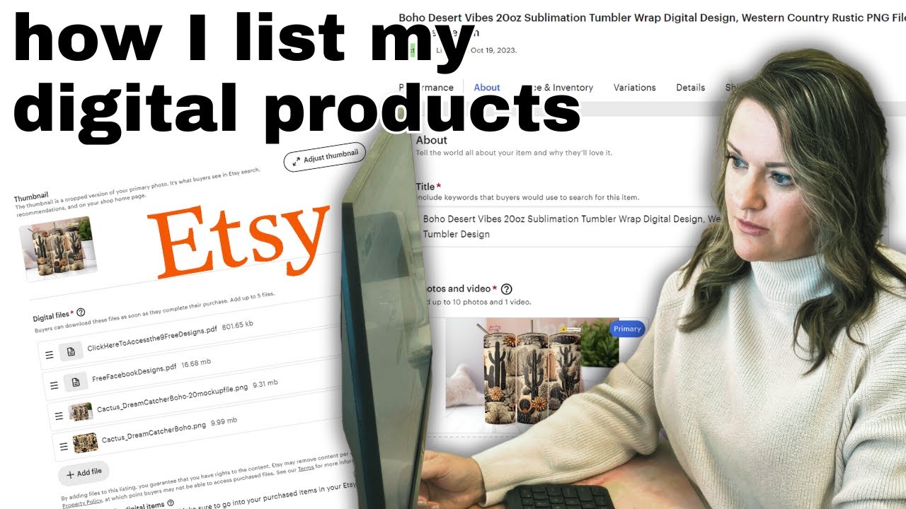 Как создать цифровой листинг товара на Etsy