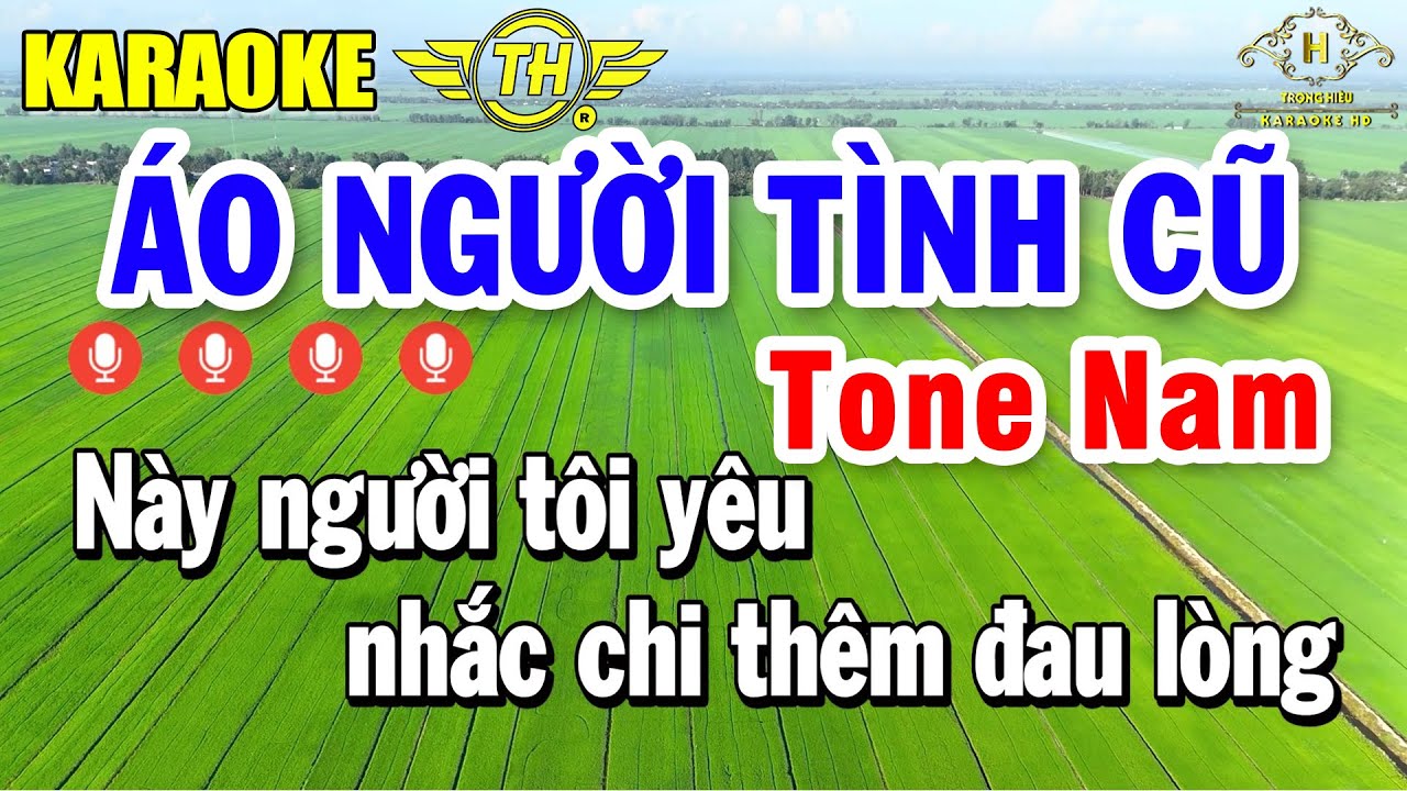 Áo Người Tình Cũ Karaoke Tone Nam ( A#m ) Nhạc Sống Dễ Hát | Trọng Hiếu