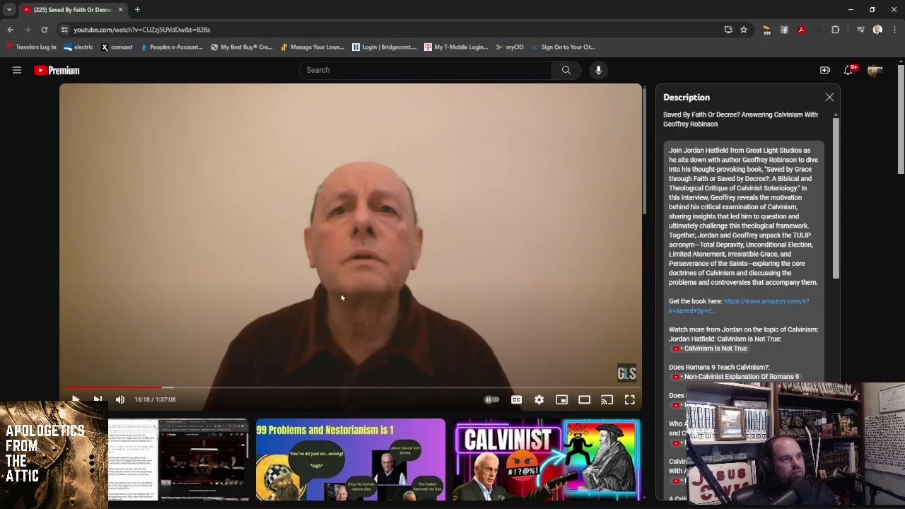 Review of - Saved By Faith Or Decree? Answering Calvinism With Geoffrey Robinson