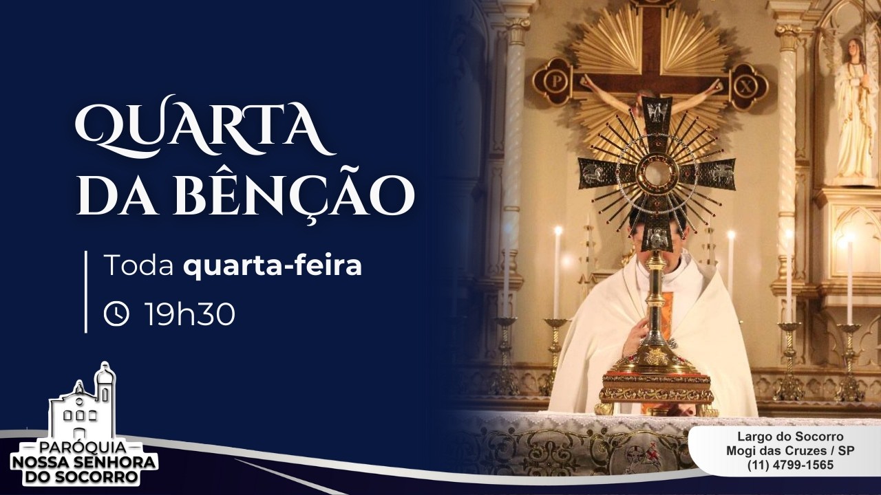 Santa Missa por Cura e Libertação | Paróquia Nossa Senhora do Socorro.