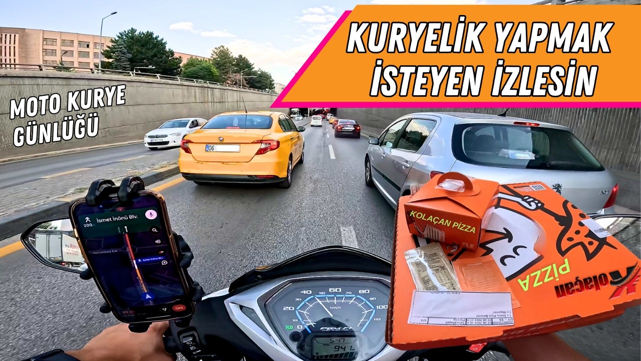 Sipariş dağıtmak kolay mı? | Moto kurye g&uuml;nl&uuml;ğ&uuml; S2B2 | Kola&ccedil;an