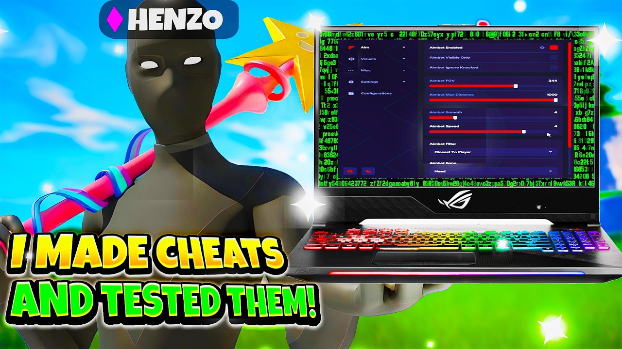 I Created a Fortnite CHEAT in 24 HOURS... AND TESTED THEM