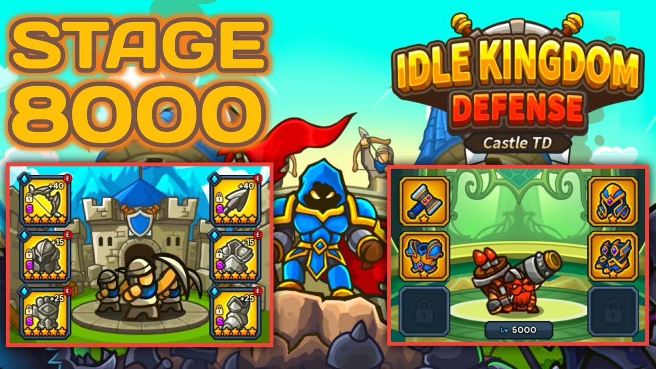 Idle Kingdom Defense - STAGE 8000 - Frost Perfect Angelic Legendary Weapon - Legendary Gear