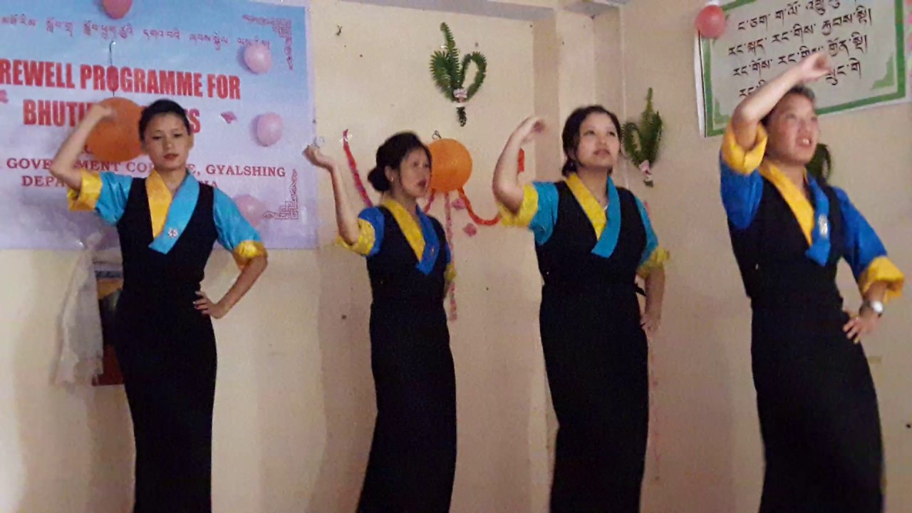 Gyalshing College, Bhutia student dance