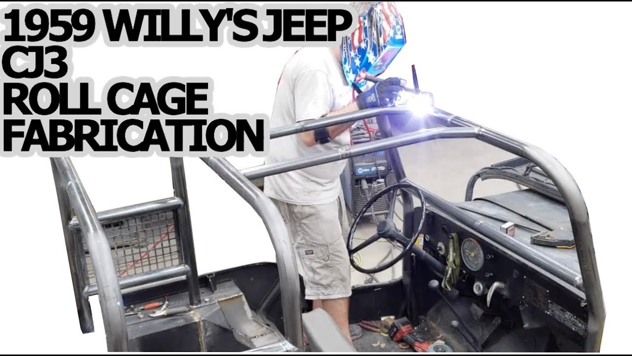 1959 Willys Jeep CJ3 Roll Cage - Extreme Custom Fabrication