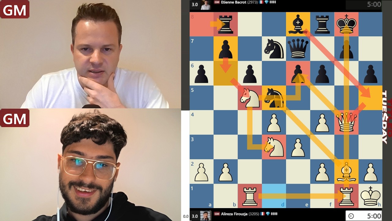TITLED TUESDAY! GM Alireza Firouzja vs GM Etienne Bacrot