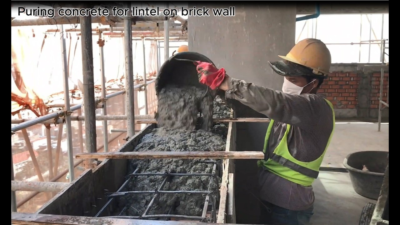 Hand Mix and purring concrete
