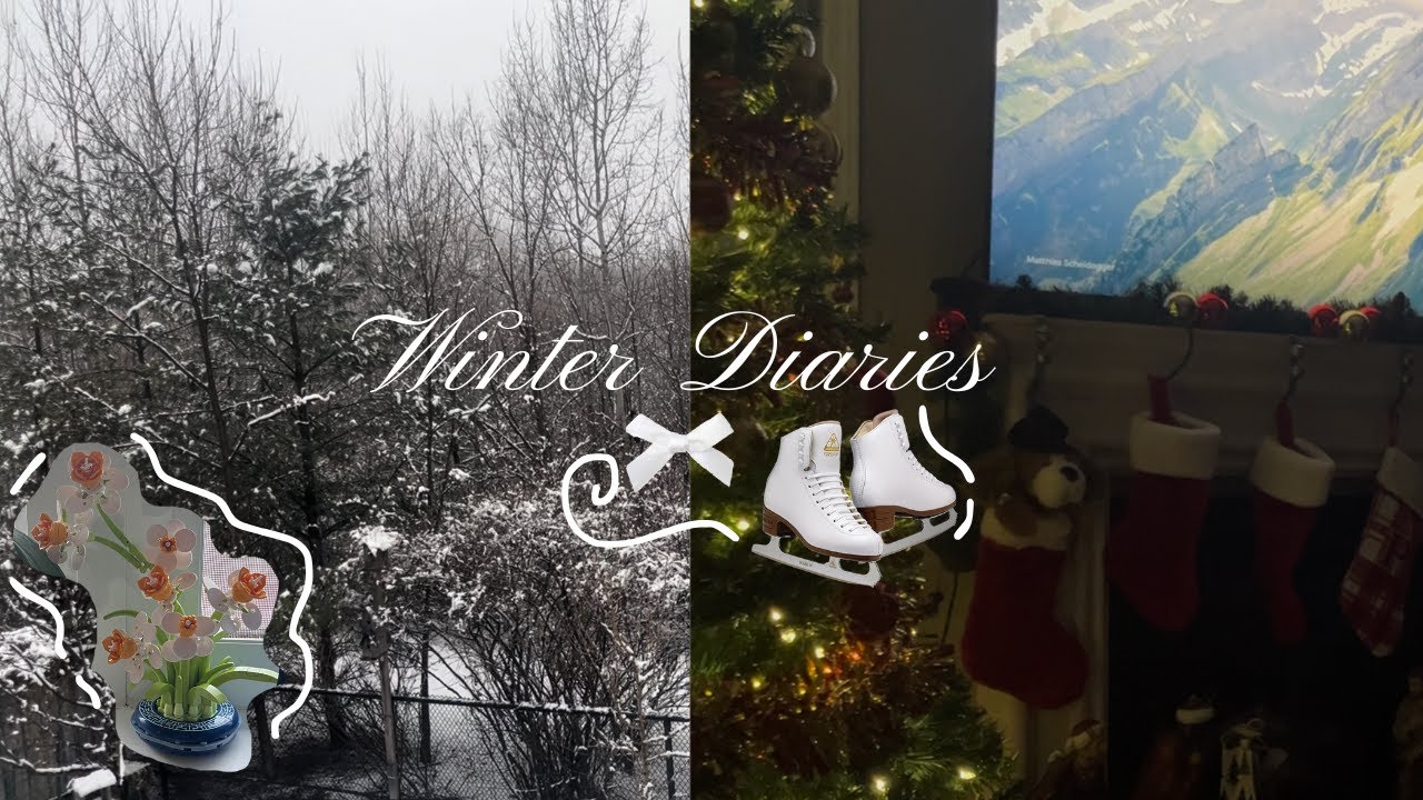 Winter Diaries ❄️| Christmas break, baking, skating, hanging out with family and friends!