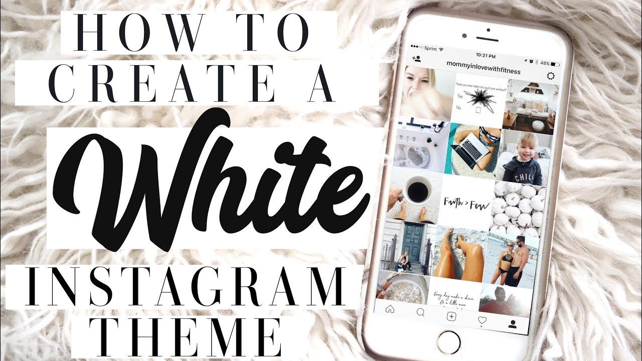White Instagram Theme