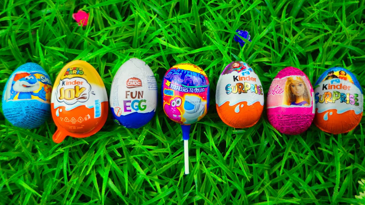 Satisfying Video Asmr Unboxing Sweets Chocolate and Kinder Surprise with Candy Cutting Asmr