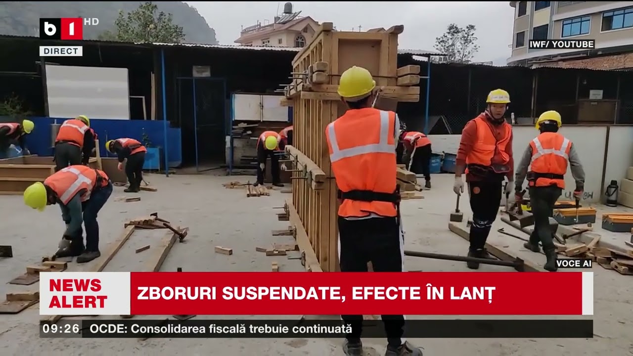 RĂZBOIUL LASĂ ȘANTIERELE FĂRĂ MUNCITORI_Știri B1TV_17 mar. 2026