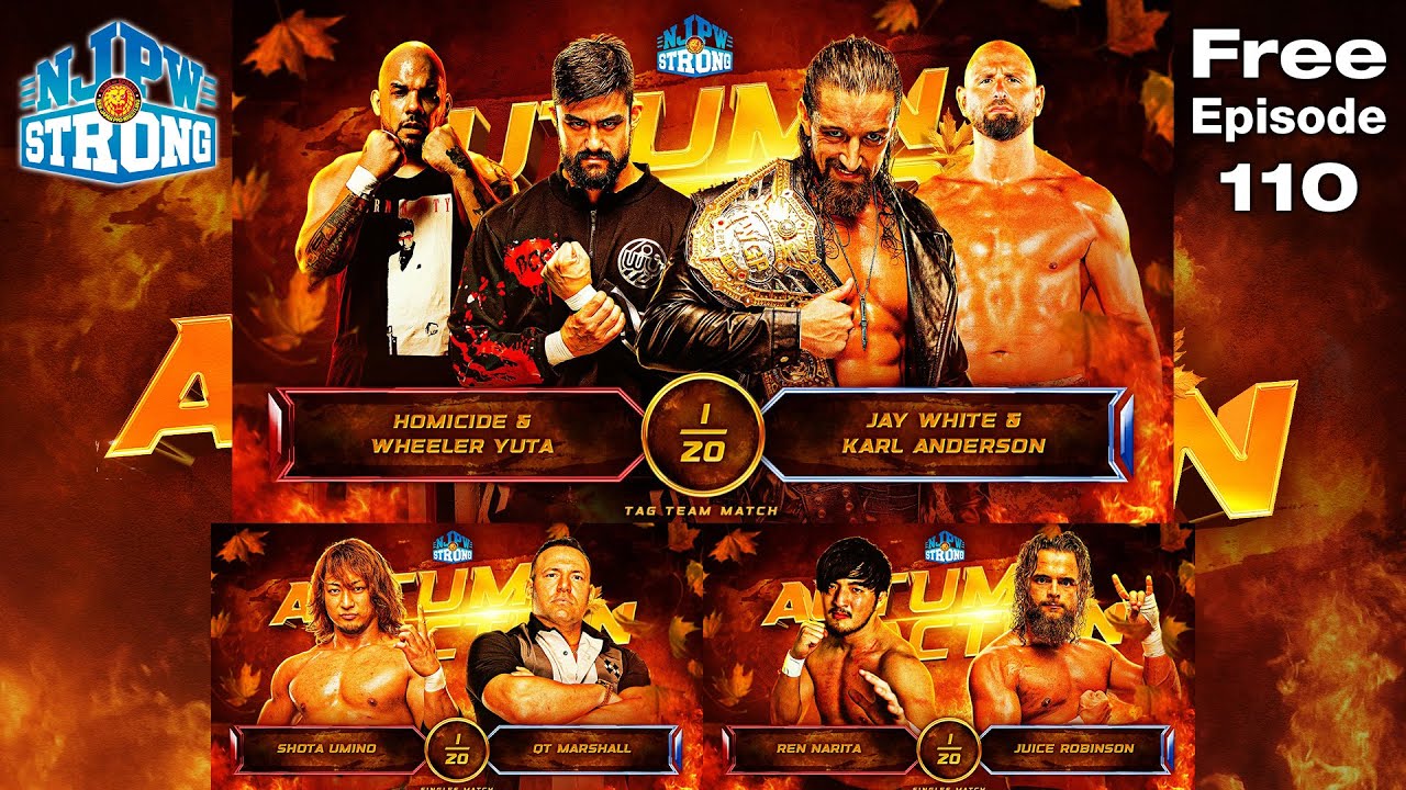 FREE FULL EPISODE! Homicide & Wheeler Yuta vs Jay White & Karl Anderson! | STRONG Ep110