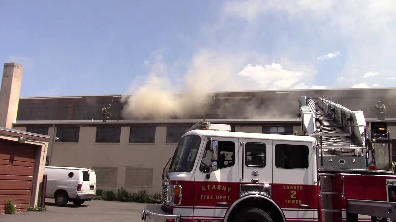 Kearny Fire Department Working 2nd Alarm Fire (301 Bergen Avenue) 5-20-16