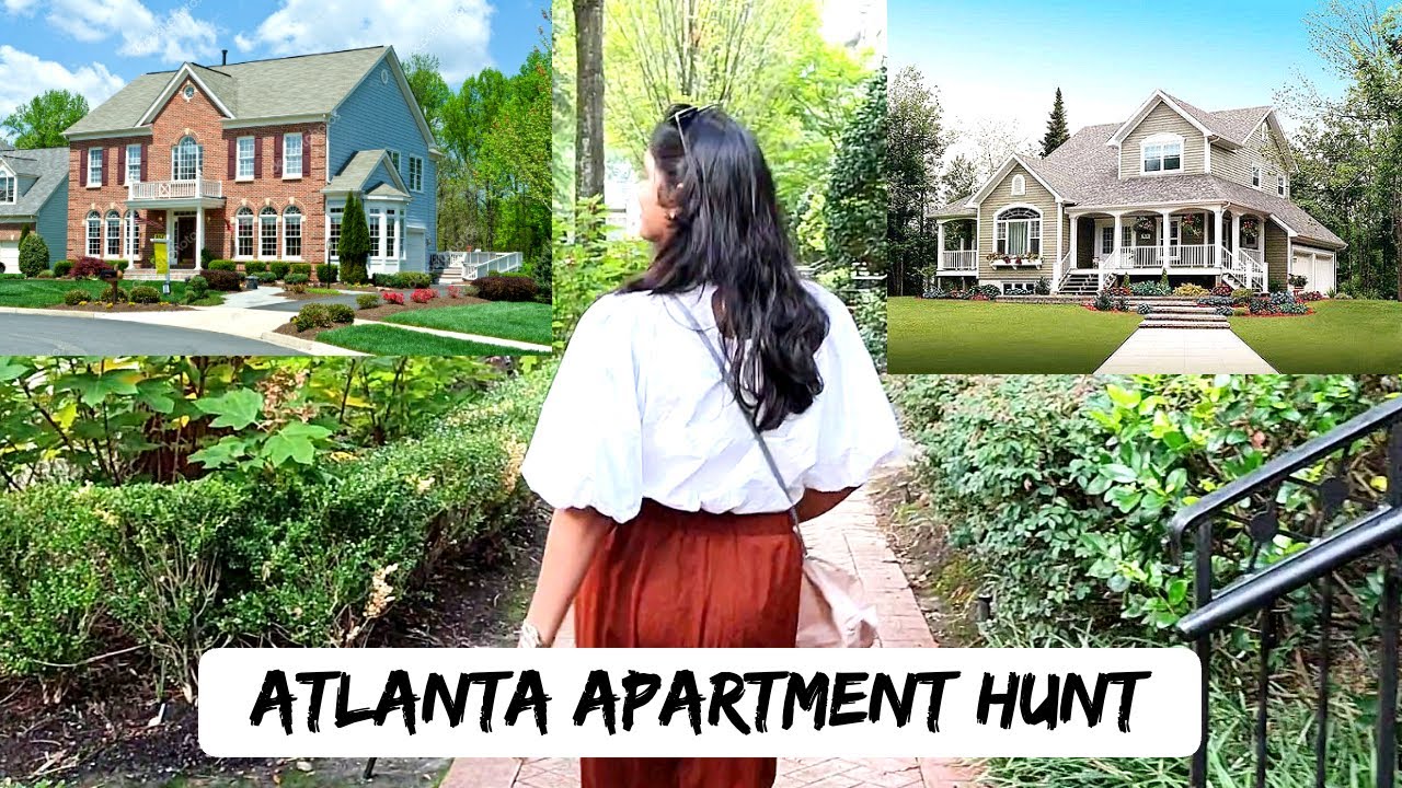 House Hunting In Atlanta USA 🇺🇸 1BR Rented Apartment In The City Of Atlanta  अमेरिका में घर की खोज।