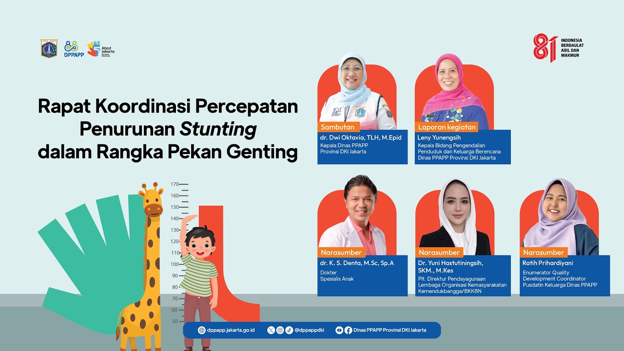 Rapat Koordinasi Percepatan Penurunan Stunting dalam Rangka Pekan Genting