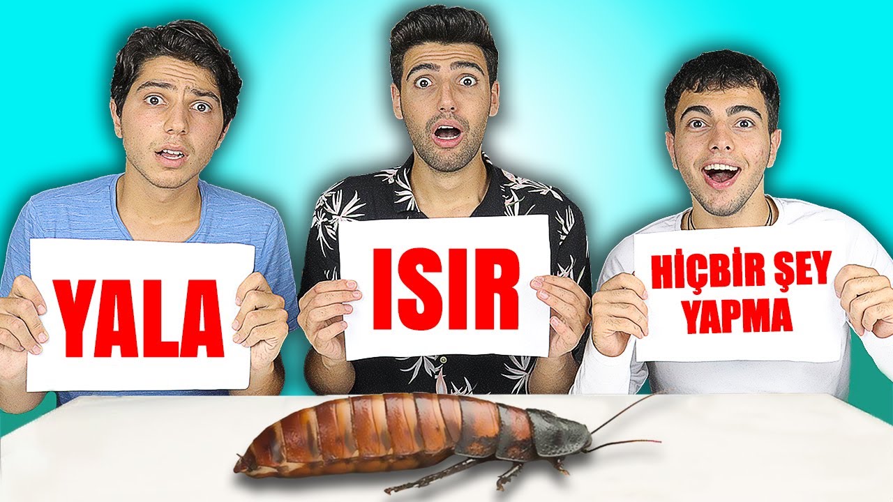 ISIR,YALA VEYA Hİ&Ccedil;BİR ŞEY YAPMA CHALLENGE ! 🤮