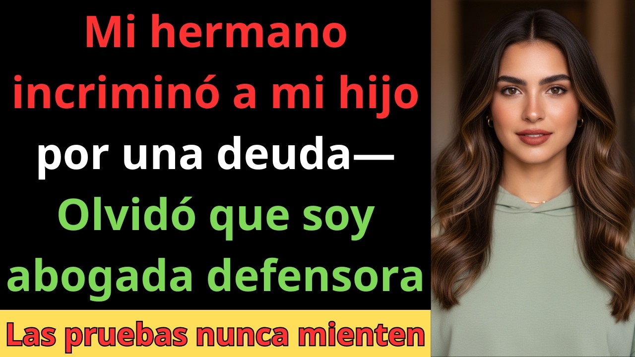 Mi hermano hirió a mi hijo por una deuda: El error de incriminar a una madre abogada