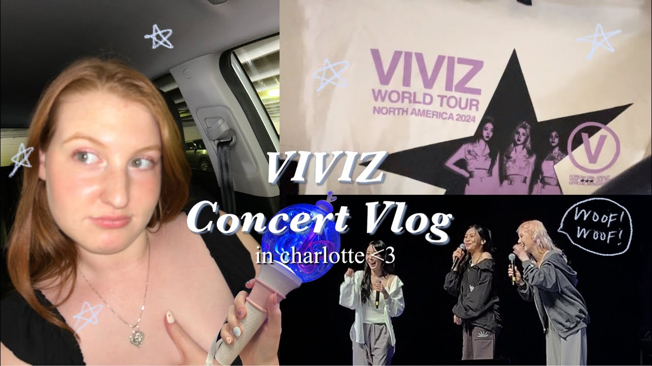 VIVIZ in Charlotte Vlog  ᡣ𐭩 •｡ꪆৎ ˚⋅ fansign, soundcheck, hi-touch & more