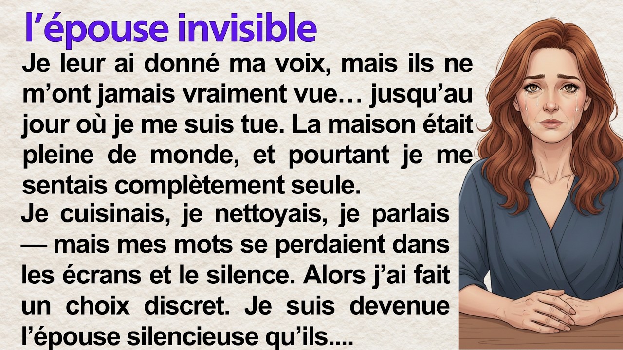 The Invisible Wife | French Story for Beginners | Learn French A1–A2