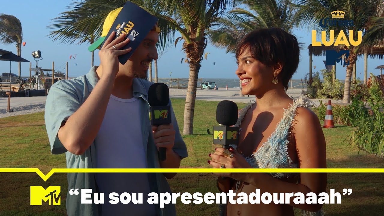Bella Campos t&aacute; pronta pra apresentar o Corona Luau MTV? l Corona Luau MTV