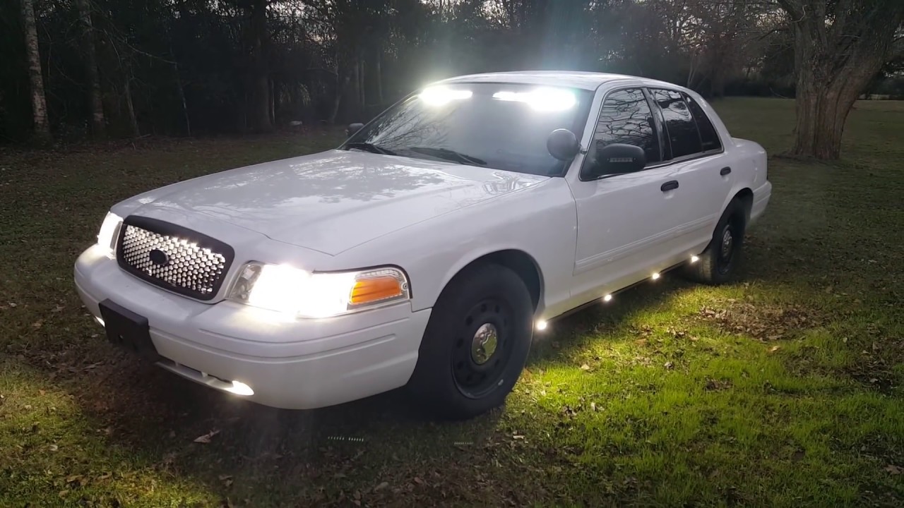 EFS demo vehicle Crown Vic police lights Feniex